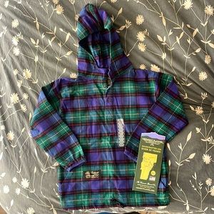 Organic Cotton Flannel pullover with hood